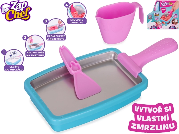Set de accesorii pentru prepararea rulourilor de înghețată Zap Chef