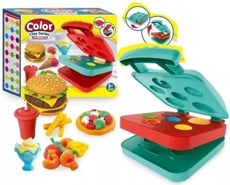 Set burgerărie cu plastilină modelatoare Artyk