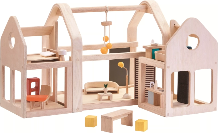 Căsuță portabilă pentru păpuși PlanToys