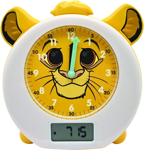 Ceas deșteptător didactic pentru copii SIMBA de la Lexibook – Regele Leu