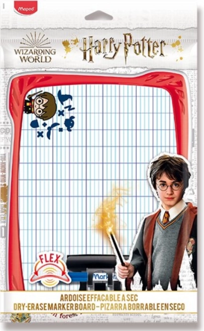 Tabelă A4 HARRY POTTER, ștearsă, dublă față, cu marker