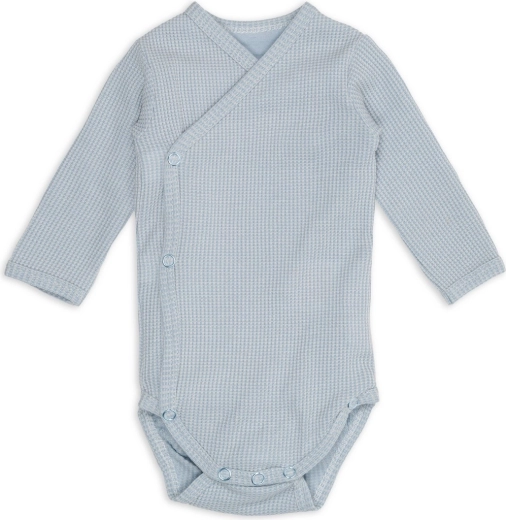 Body pentru bebeluși Lodger cu mânecă lungă Ciumbelle blue fogg măr. 62