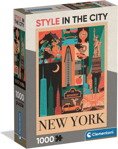 Puzzle Clementoni New York – icoanele orașului 1000 piese