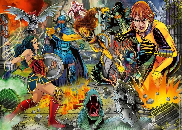 Puzzle Ravensburger DC Comics: Wonder Woman, 1000 piese