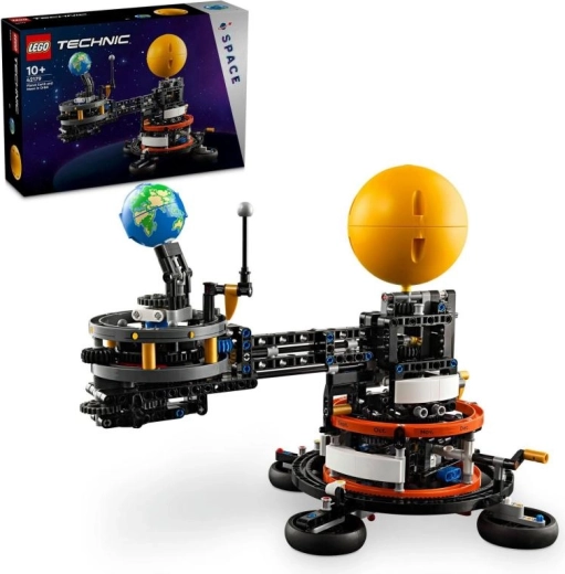 Lego Technic planeta Pământ și Luna pe orbită