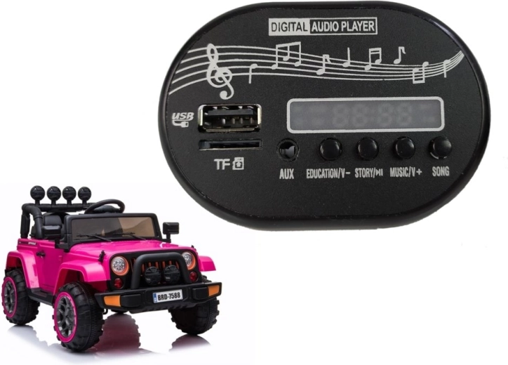 Panou muzical pentru mașinuța electrică pentru copii cu acumulator