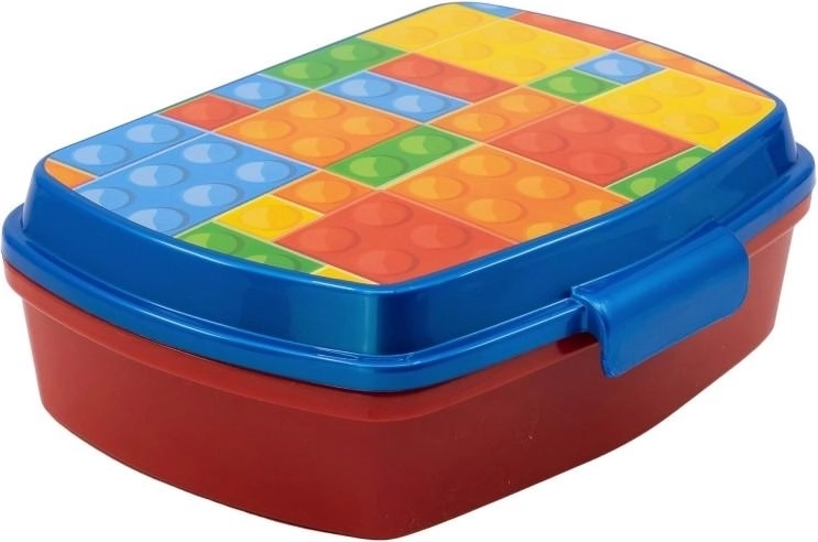 Cutie de prânz din plastic Cuburi 17,5 × 14,5 × 6,5 cm