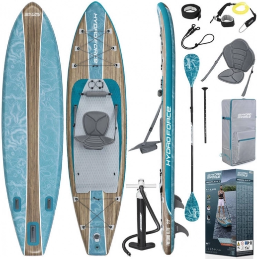 paddleboard gonflabil cu scaun HYDRO-FORCE Freesoul Elite 2în1 335 × 84 × 15 cm