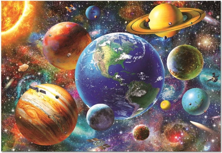 Educa Puzzle Sistem Solar 500 piese