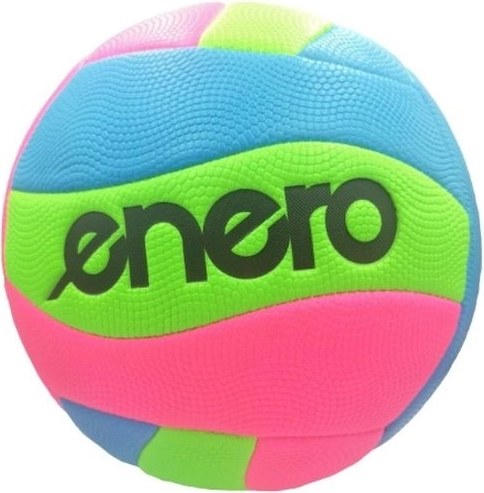 Minge de volei pe plajă Enero Fancy roz-albastru-verde