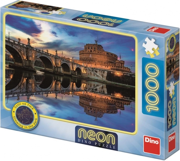 Puzzle neon Castelul Sant’Angelo 1000 piese