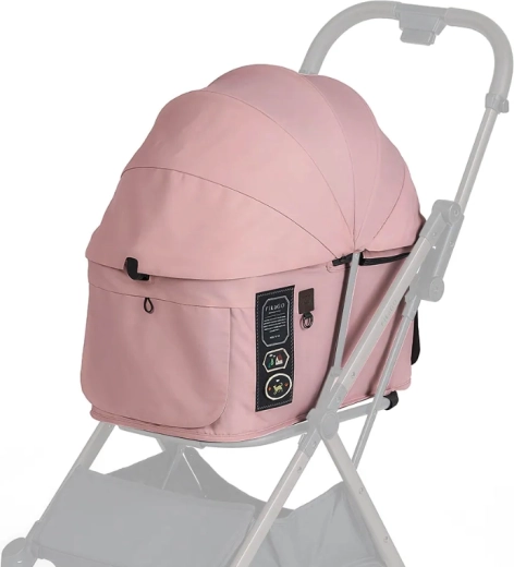 FIKAGO copertină și husă pentru cărucior FTG2 Mist Pink