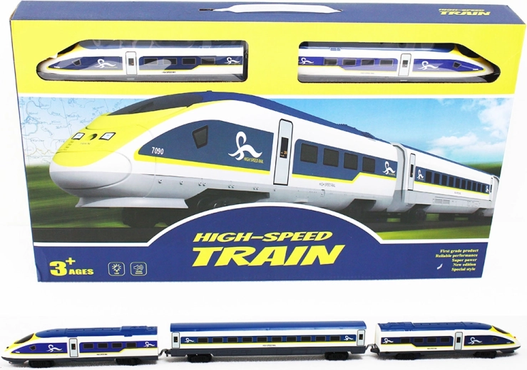Circuit feroviar electric – tren de mare viteză cu lumină și sunet