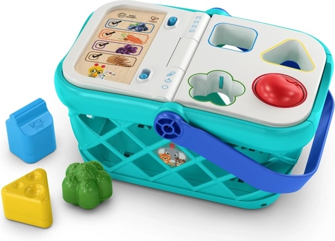Baby Einstein Magic Touch coș de cumpărături și sortator de forme