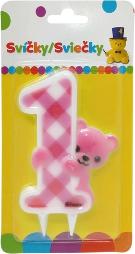 Lumânare Ursuleț Jumbo pentru Fetițe