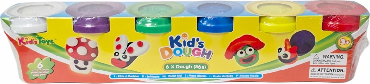 Plastilină – set de 6 borcănașe