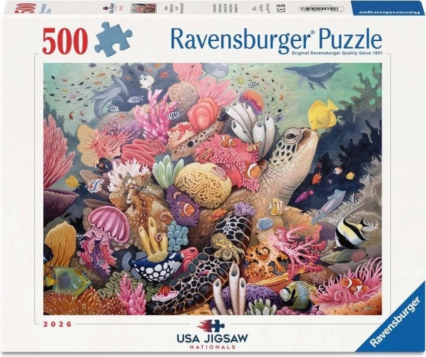Puzzle Ravensburger Lumea subacvatică 500 de piese