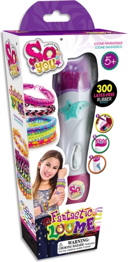 Tasia set de împletit pentru realizarea brățărilor din elastice – 300 bucăți fără latex