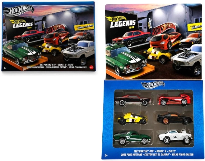 Set de colecție Hot Wheels Legends Tour cu mașinuțe