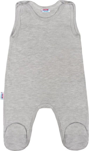 Salopetă pentru bebeluși New Baby Classic II gri măr. 50 - 1 bucată
