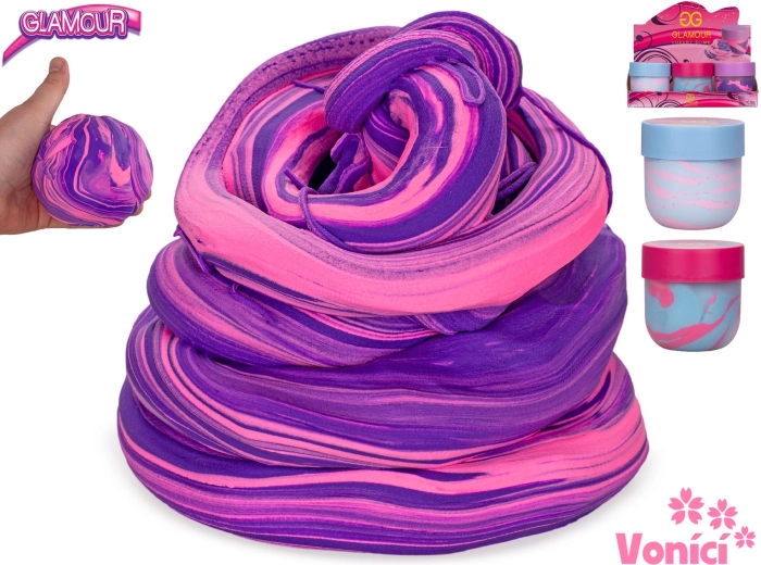 Glamour – pastă de modelaj cu textură „unt” 500 ml, 3 culori (multipack 6 buc.)