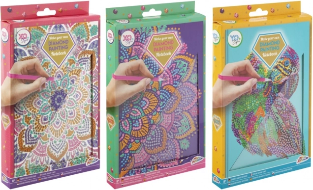 Grafix pictură cu diamante – caiet A5 Mandala