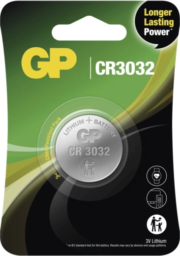 Baterie litiu tip monedă GP CR3032 3 V