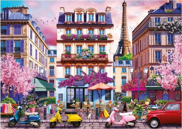 Puzzle Educa Cartierul comercial parizian 500 piese