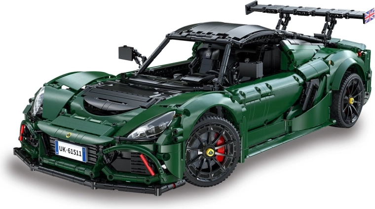 Set de construcție CaDA Lotus Exige Cup 430 la scara 1:8, verde