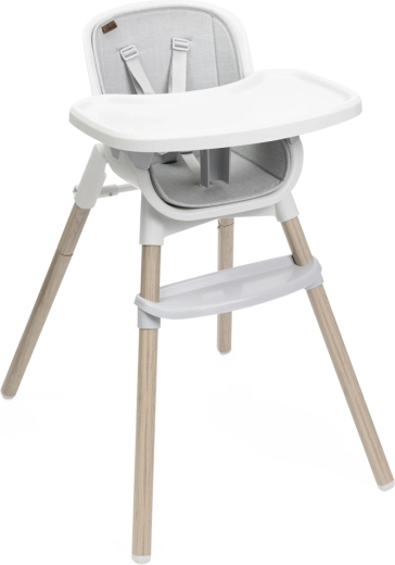 Scăunel de masă CHICCO Zest Plus Wooden Grey 3-în-1