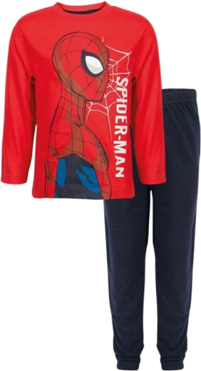 Pijama pentru copii Spider-Man roșu-albastru închis