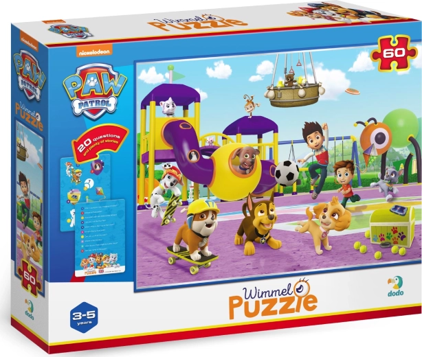 DODO Puzzle Patrula Căţeluşilor: La plimbare 60 piese