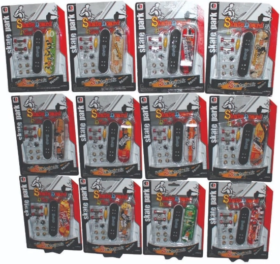 Skatepark fingerboard cu accesorii – diverse variante