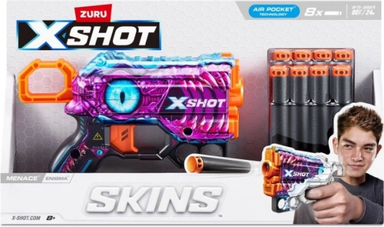 X-Shot Skins Menace blaster cu spumă de la ZURU