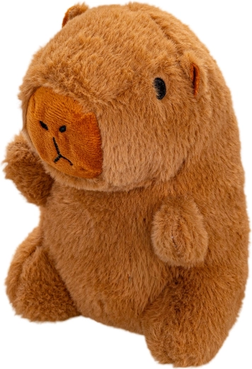 Capibara de pluș șezândă 17 cm