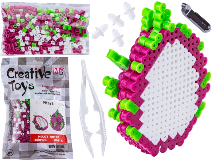 Mărgele de călcat 3D – pitaya (fructul dragonului)