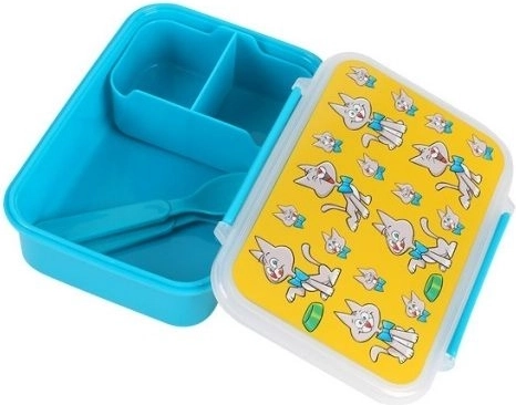 Lunchbox pentru copii Pisicuță cu tacâmuri