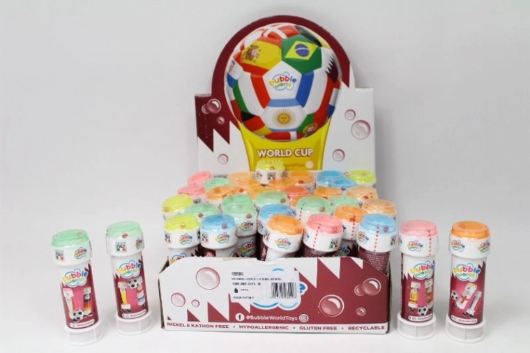 Baloane de săpun World Cup 60 ml (motive sportive)