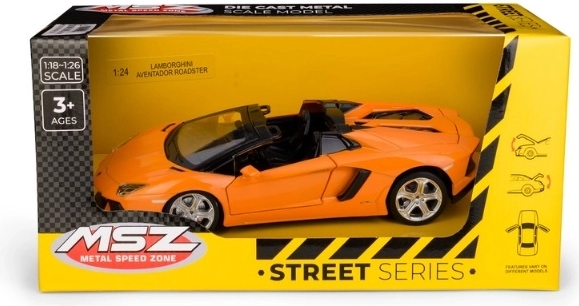 Model Lamborghini Aventador Roadster la scara 1:24
