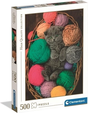 Puzzle Clementoni High Quality 500 de piese – pisoi pufos