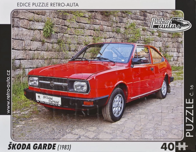 Puzzle RETRO-AUTA Škoda Garde 40 piese