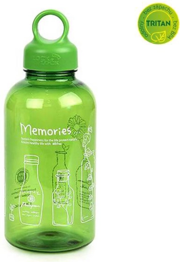 Sticlă de apă din Tritan Bisfree Loop 530 ml verde