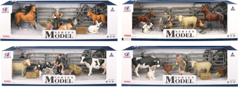 Set de animale de fermă, 4 tipuri