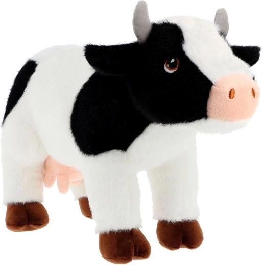 Keel Toys Keeleco vacă bălțată, jucărie ecologică de pluș, 20 cm