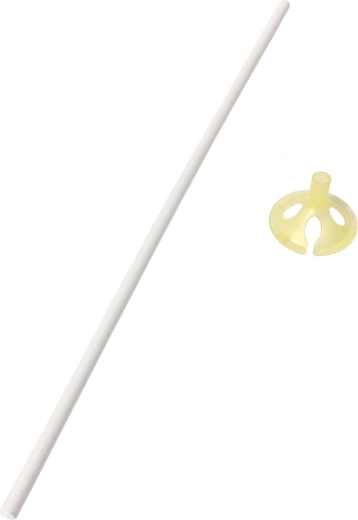 Tijă de hârtie pentru baloane 31 cm cu cupă eko - 1 set