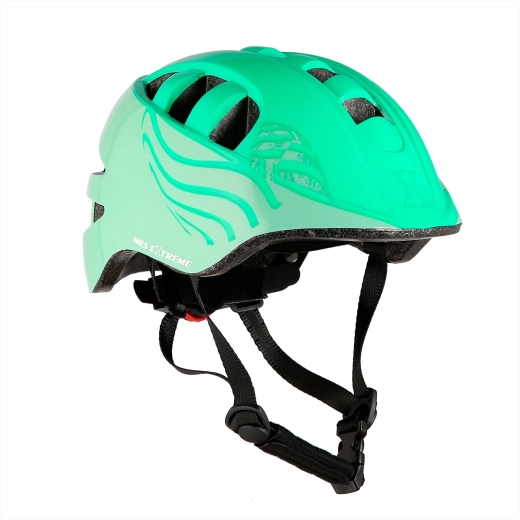 Cască NILS EXTREME MTW08 – verde, cască freestyle pentru bicicletă, role și trotinetă