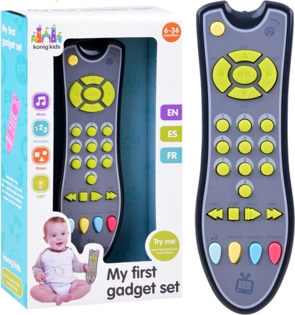 Telecomandă TV interactivă pentru copii – galben