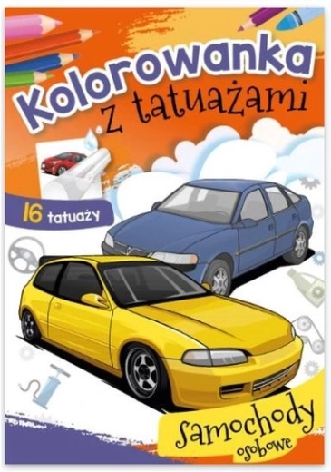 Klakson tattoo – planșe de colorat și tatuaje auto lavabile