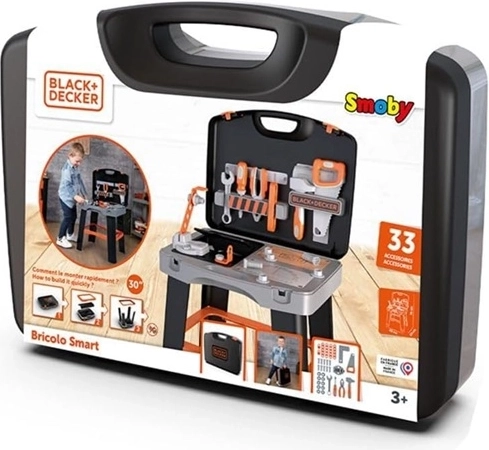 Atelier pentru copii Smoby Black+Decker Bricolo Smart