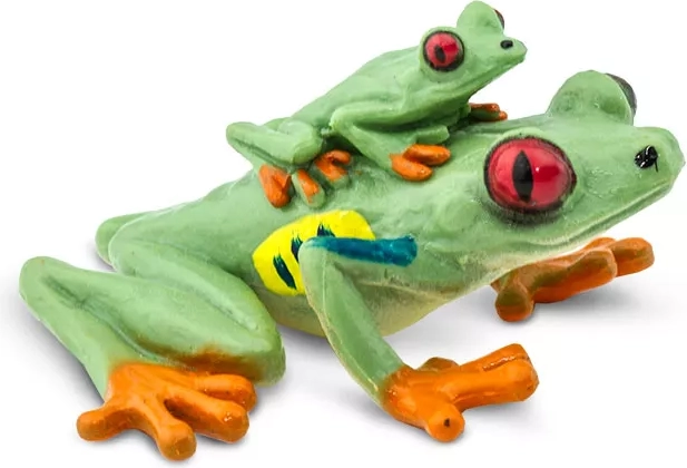 Safari Ltd. broască cu ochi roșii (red-eyed tree frog) – figurină - 1 bucată